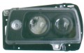 VW Jetta II '85 lámpara de la cabeza del proyector de cristal