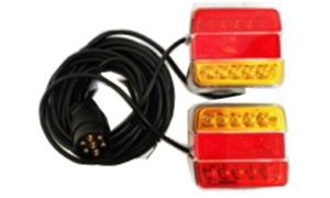 Kit de luz de cola magnética doble color 15led (pantalla roja y amarilla)