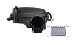 Limpiador de aire con filtro de aire toyota prius usa 2004-2009