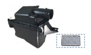Limpiador de aire toyota prius usa 2012 con filtro de aire