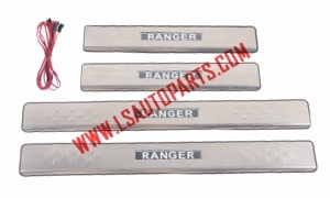 placa del umbral de la puerta ranger'12 led 4pcs / set