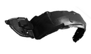 2009-2010 toyota corolla usa guardabarros interior izquierdo