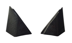 Marco decorativo del triángulo interno de la fibra de carbono de renault koleos 2017