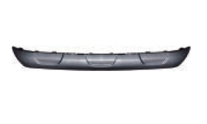 trax 2017 panel de moldura del parachoques delantero plateado negro