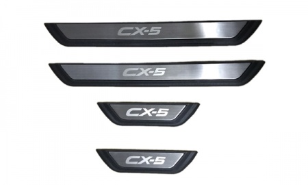 CX-5 2017 PLACA DE UMBRAL DE PUERTA (OEM) SS
