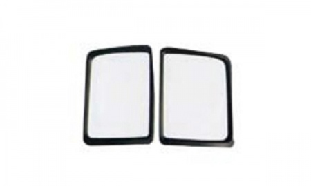 CARCASA DE LÁMPARA DELANTERA DEL CAMIONETA (NEGRA/CROMADA)
