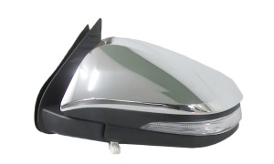 Espejo lateral eléctrico hilux revo'15 con lámpara plegable de 9 líneas (cromado)