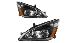 Accord 2003-2007 HEAD LAMP  Black