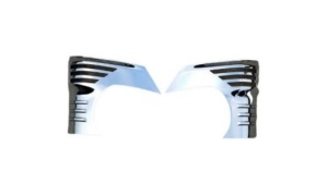 HINO 300 '12-'22（WIDE） HEAD LAMP COVER CHROME