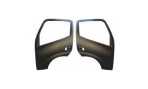 HINO DUTRO 2001 DOOR SHELLW/MIRROR ARM HOLES-LAMP HOLES