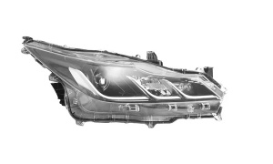 LUZ DELANTERA DEL COROLLA 2019 HALÓGENA
