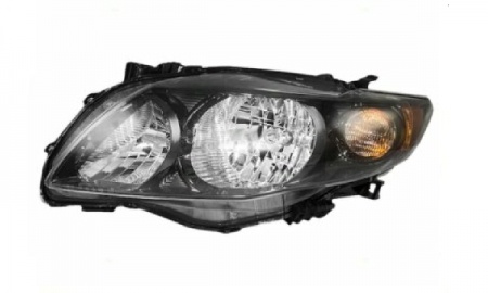 Corolla'09 usa head lamp negro